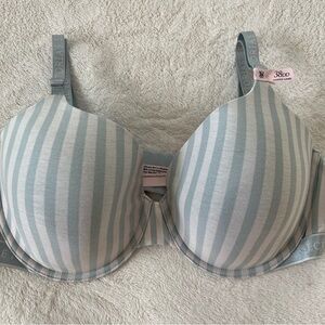 Victoria's Secret Blue and White Striped Bra